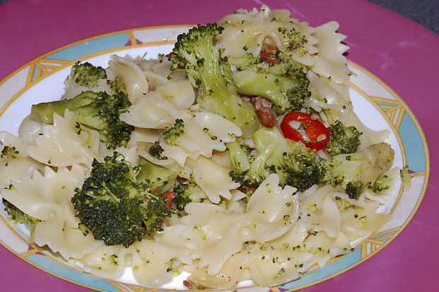 Паста с брокколи