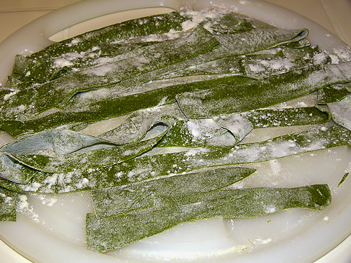 Шпинатное тесто для пасты