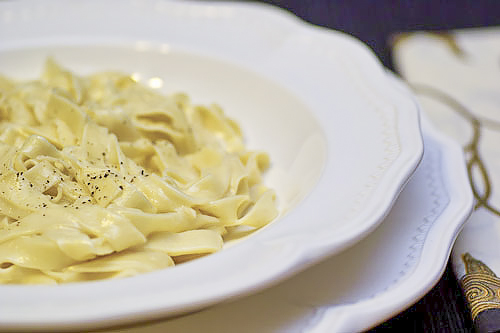 Феттучини Альфредо в оригинале