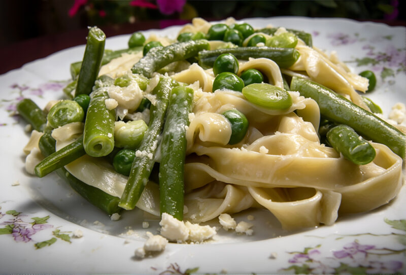 Весенняя паста (Pasta Primavera)