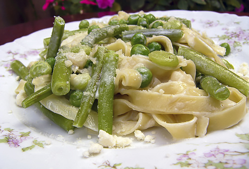 Весенняя паста (Pasta Primavera)