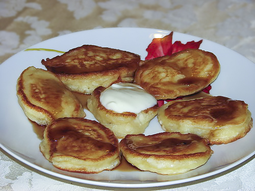 Дрожжевые оладьи