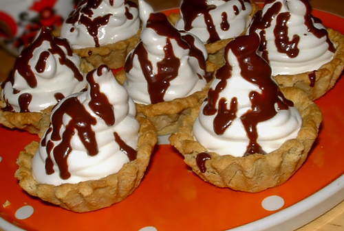 Корзиночки с итальянской меренгой