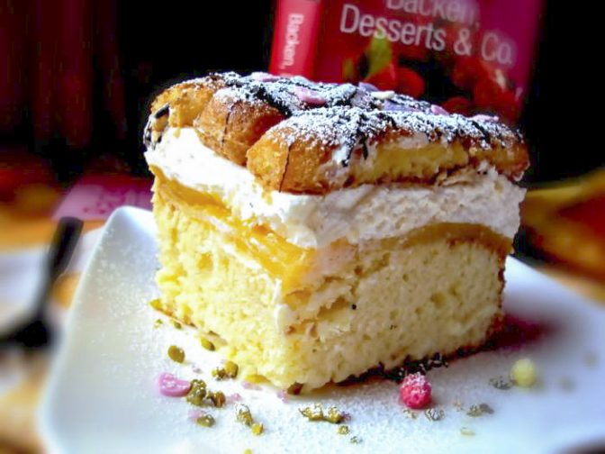 Апельсиновый торт с шантильи