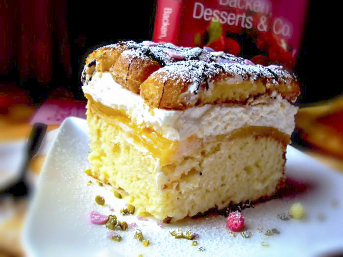 Апельсиновый торт с шантильи