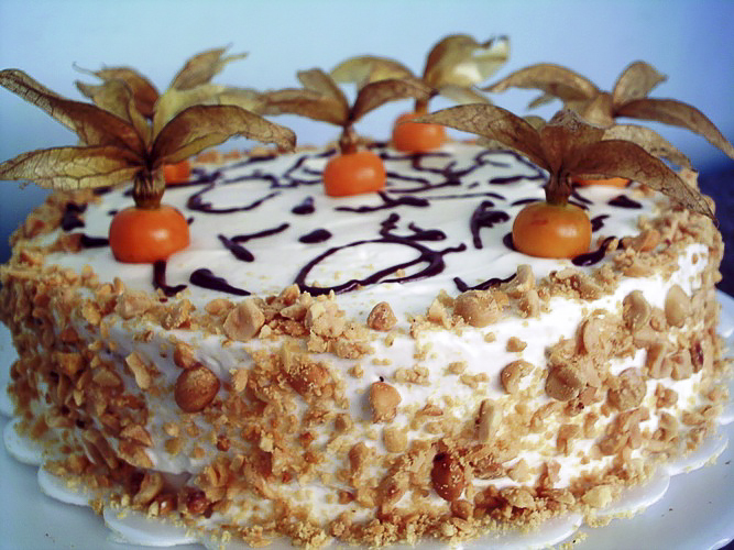 Морковный торт