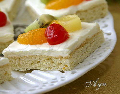 Фруктовые пирожные