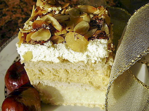 Ирисовый торт без выпечки