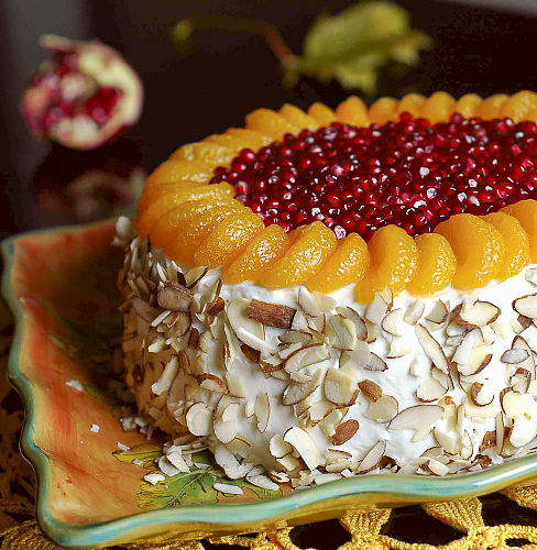 Тыквенный торт с цитрусовой ноткой