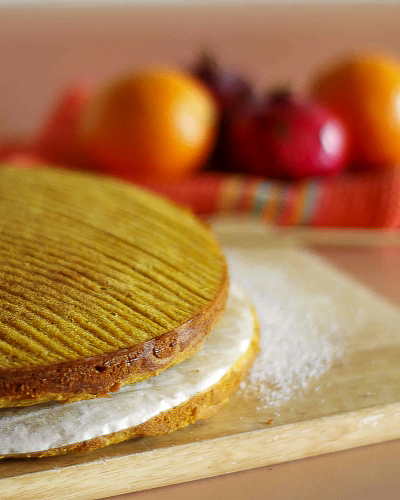 Тыквенный торт с цитрусовой ноткой