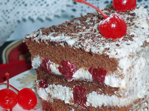 Шварцвальдский торт с вишней