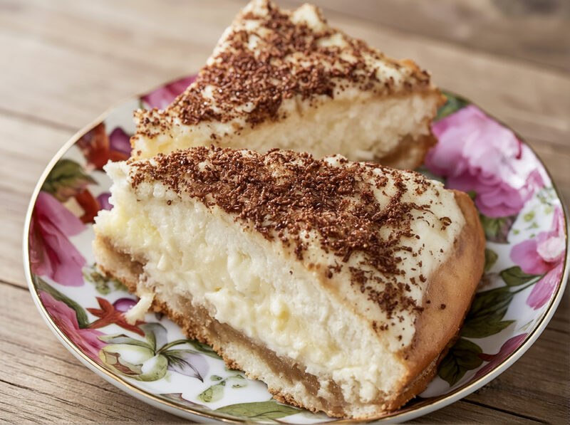 Торт с кофейной пропиткой и кремом из маскарпоне