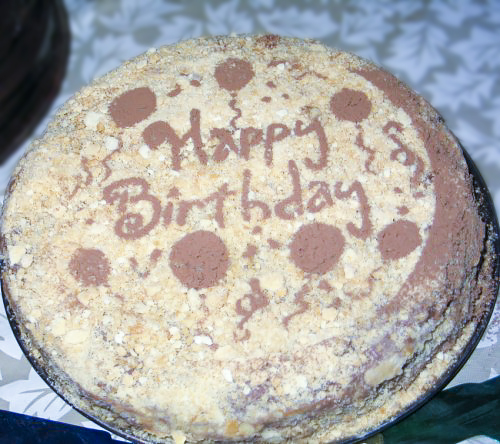 Шоколадный наполеон