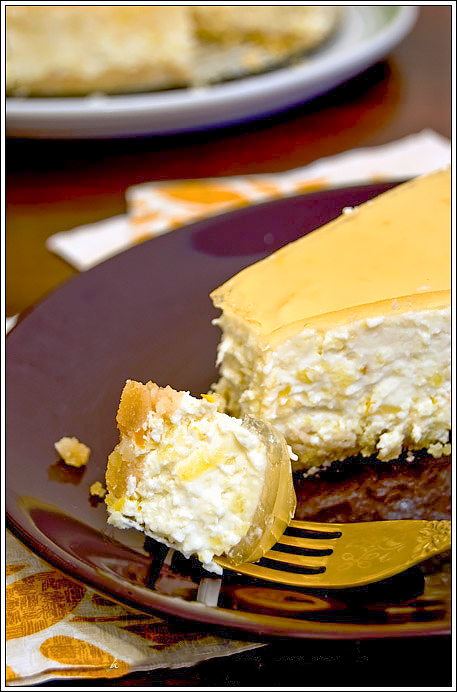 Кабачковый чизкейк с лимонно-мятным желе