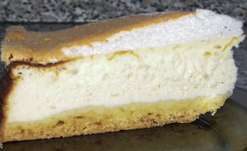 Творожный торт с меренгой