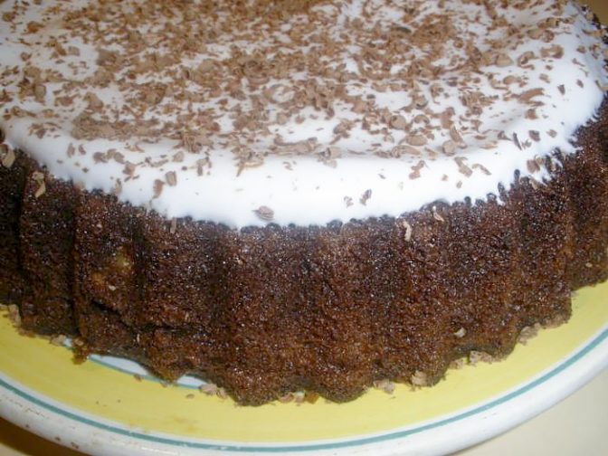 Двухцветный творожный торт