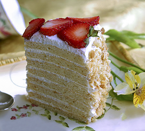 Творожно-сметанный торт