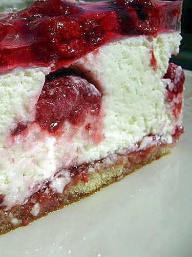 Малиновый чизкейк без выпекания