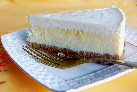 Чизкейк с лимонным курдом