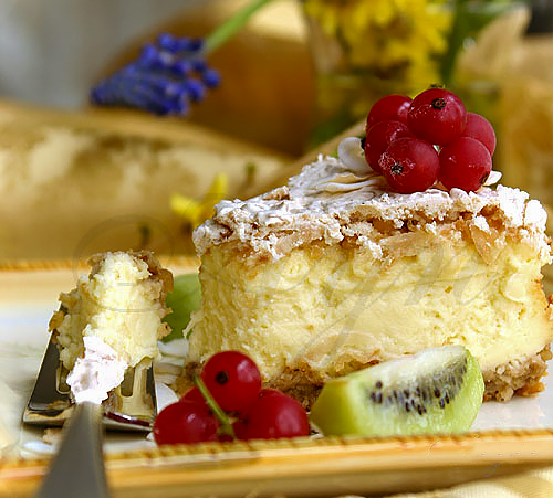 Чизкейк с кокосовой меренгой