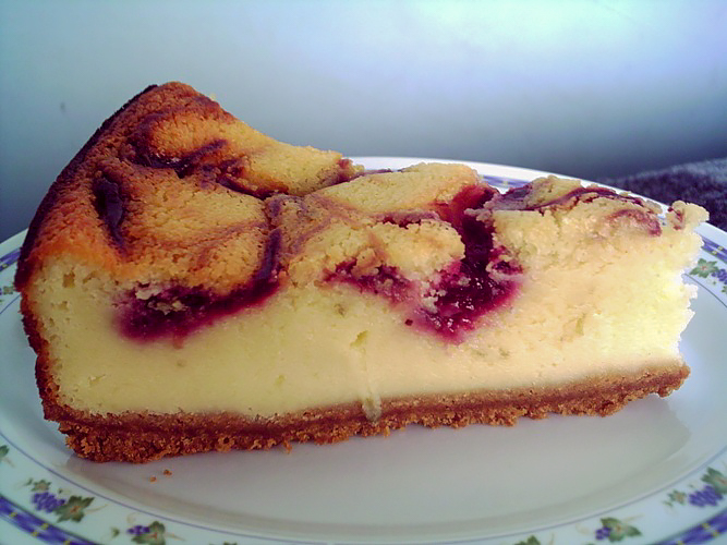 Чизкейк с вареньем