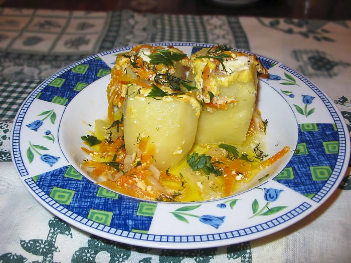 Фаршированный картофель