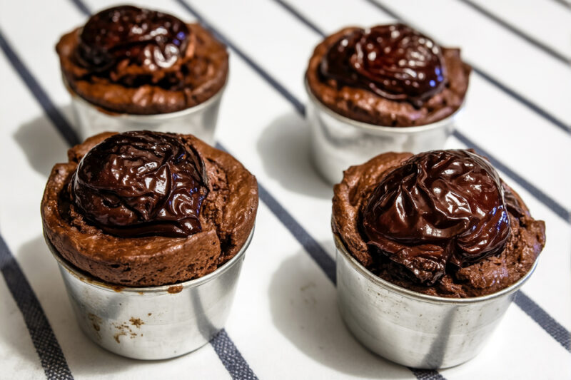Острый шоколадный торт со сливами (Torta piccante di cioccolato e prugne)