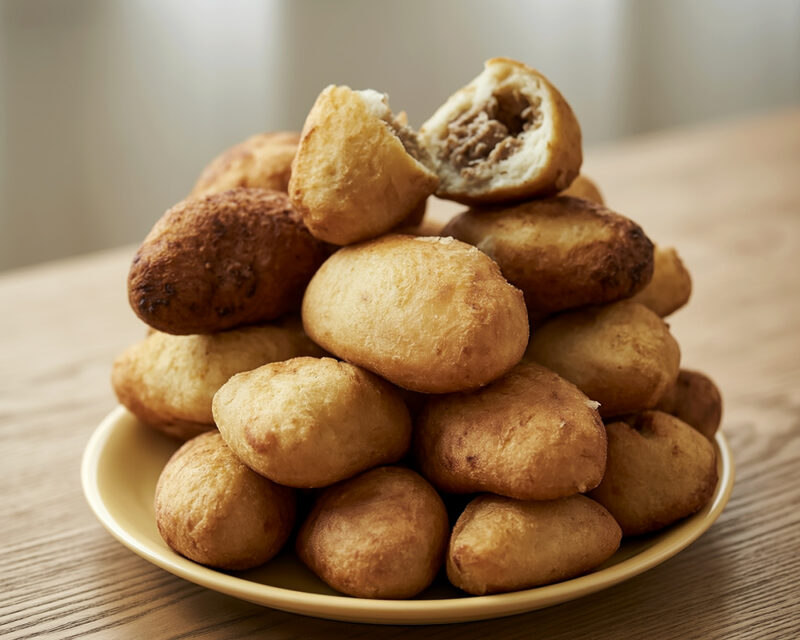 Картопляники с курицей к бульону