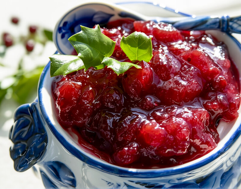 Клюквенный соус или джем (Cranberry Sauce)