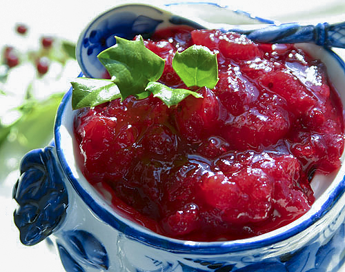 Клюквенный соус или джем (Cranberry Sauce)