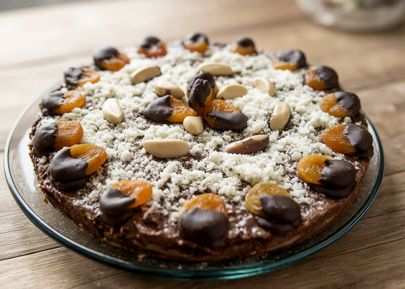 Шоколадный торт с бразильскими орехами (Bolo de Chocolate com Castanha do Pará)