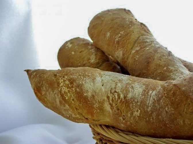 Цельнозерновые багеты на пиве