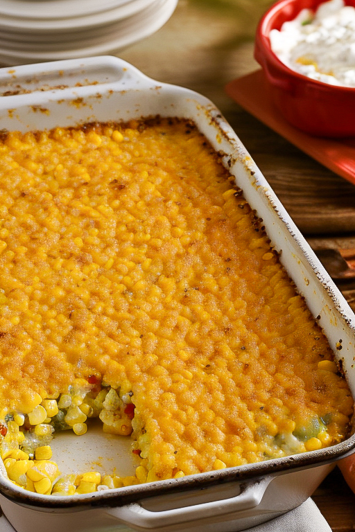 Кукурузная запеканка с творогом