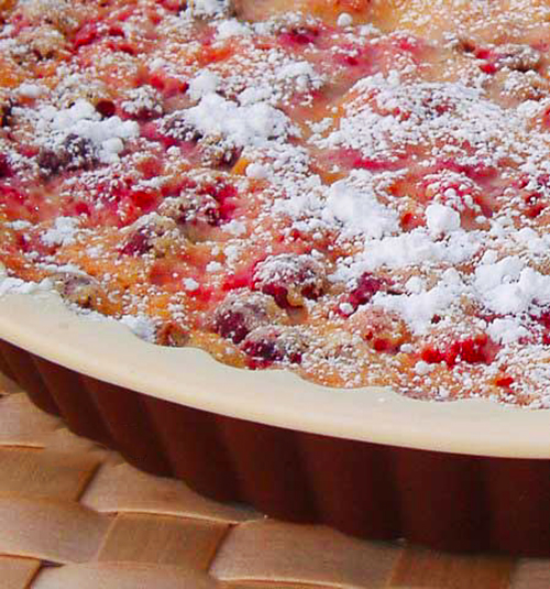 Клафути с ягодами