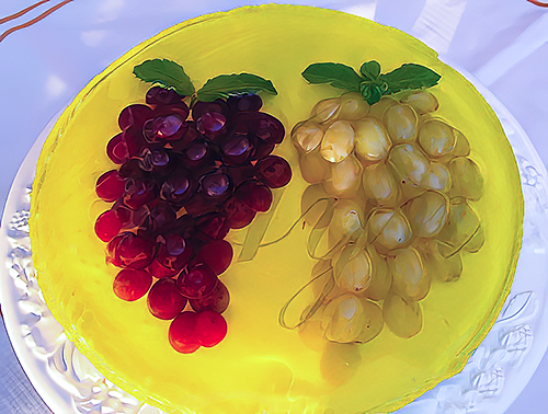 Лимонно-творожный десерт