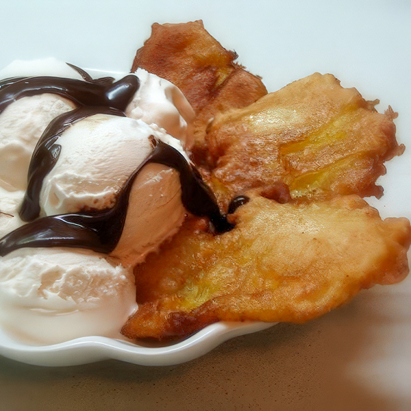 Ананасы в винном кляре