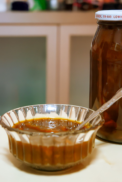 Конфитюр из манго с красным вином