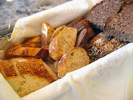 Ржаные багеты с беконом (Baguette aux lardons)