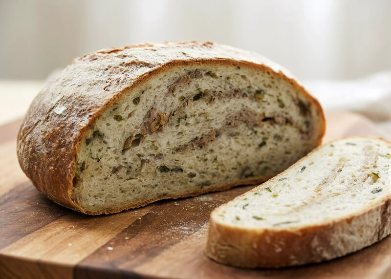 Каштановый хлеб с орехами