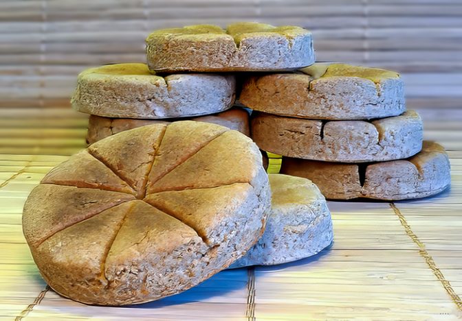 Колобки из ржаной муки