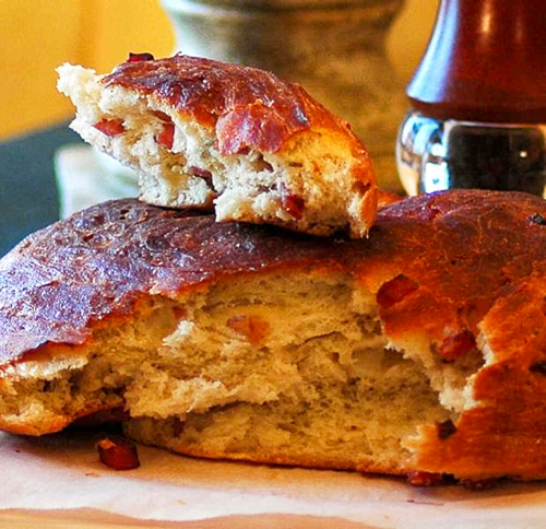 Кольцо с ветчиной