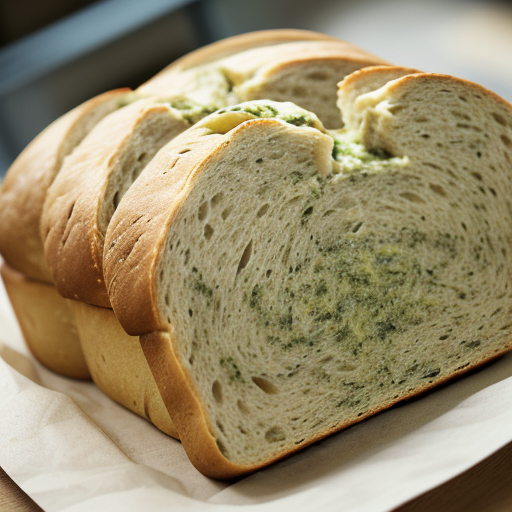 Итальянский цельнозерновой хлеб с песто