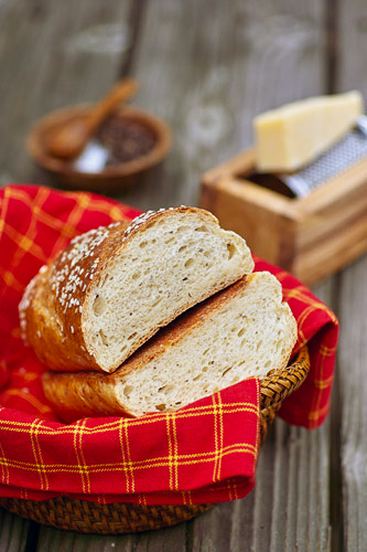 Итальянский хлеб с сыром